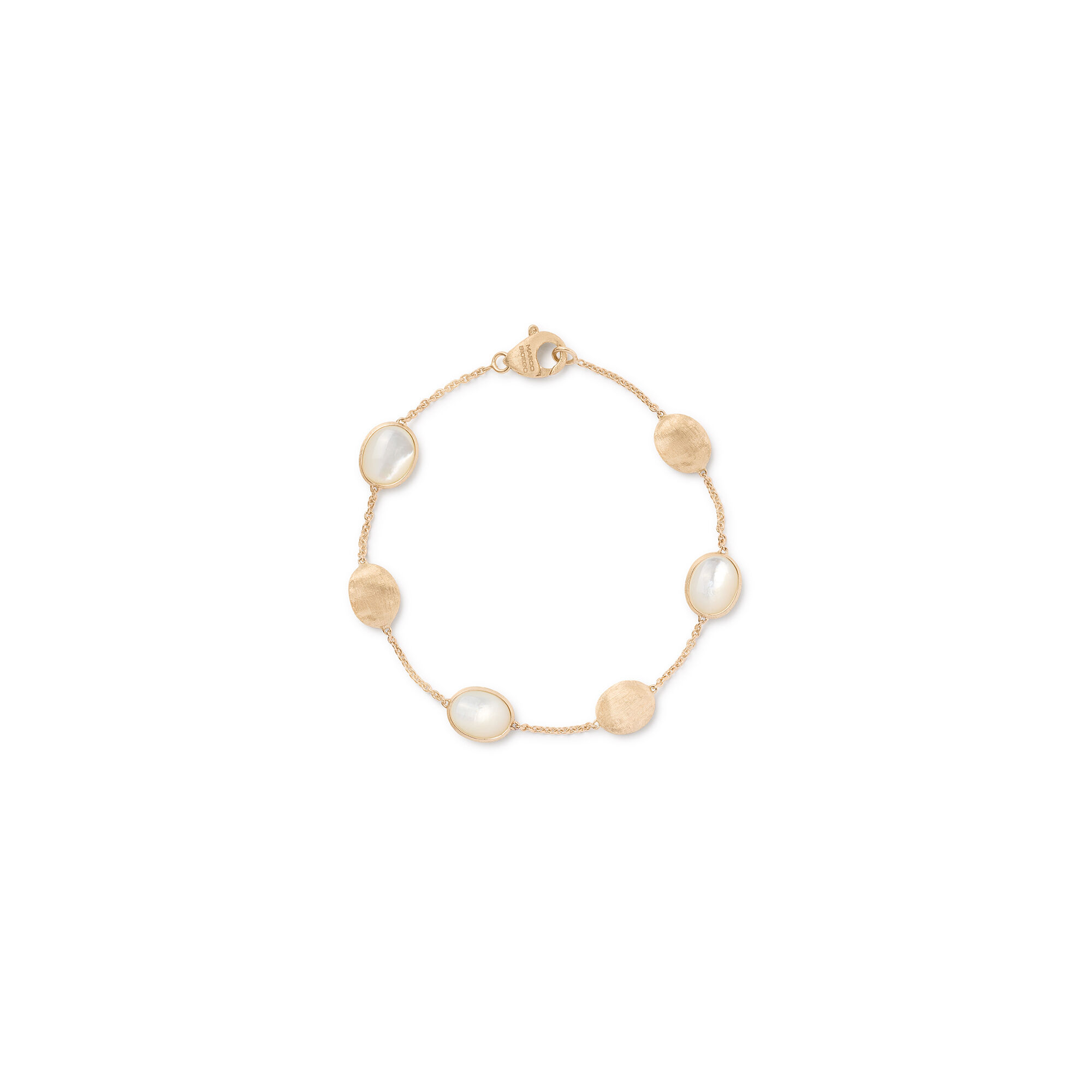 Marco Bicego Siviglia Yellow Gold and Mother-of-Pearl Bracelet
